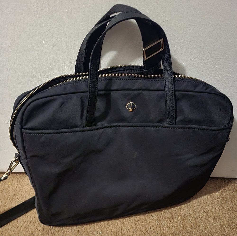 Kate Spade nylon laptop case/ work bag
